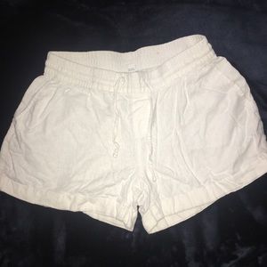 White cute shorts